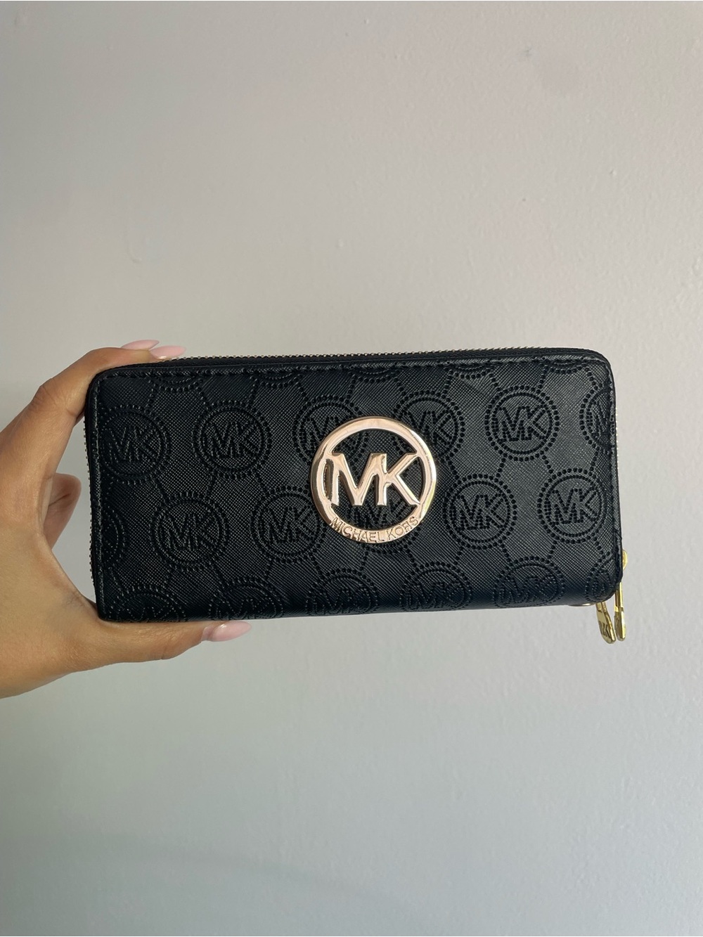Michael Kors Jet Set Travel Double Zip Wristlet Wallet